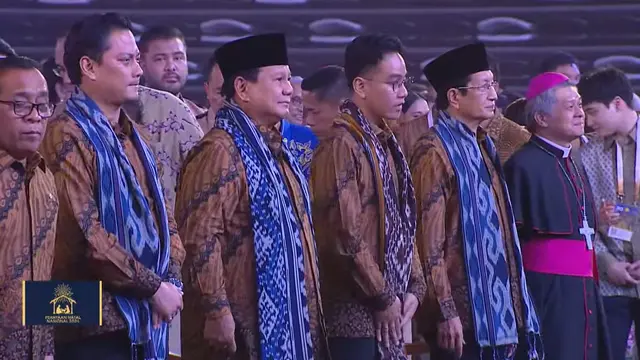 Prabowo-Gibran Hadiri Perayaan Natal Nasional