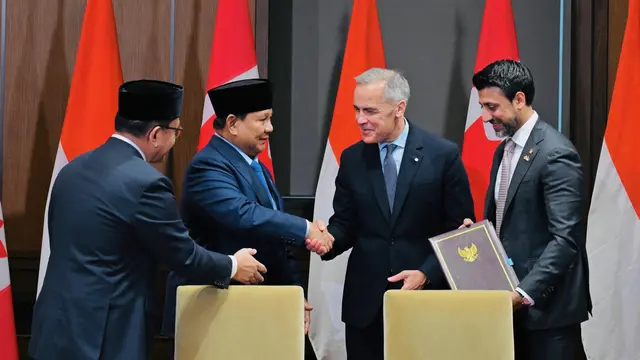 Prabowo dan PM Kanada Mark Carney Gelar Penandatanganan MoU