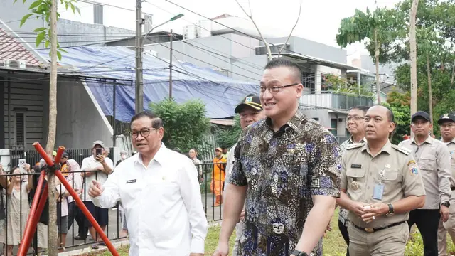 Pramono Resmikan Taman Bugar di Jakbar