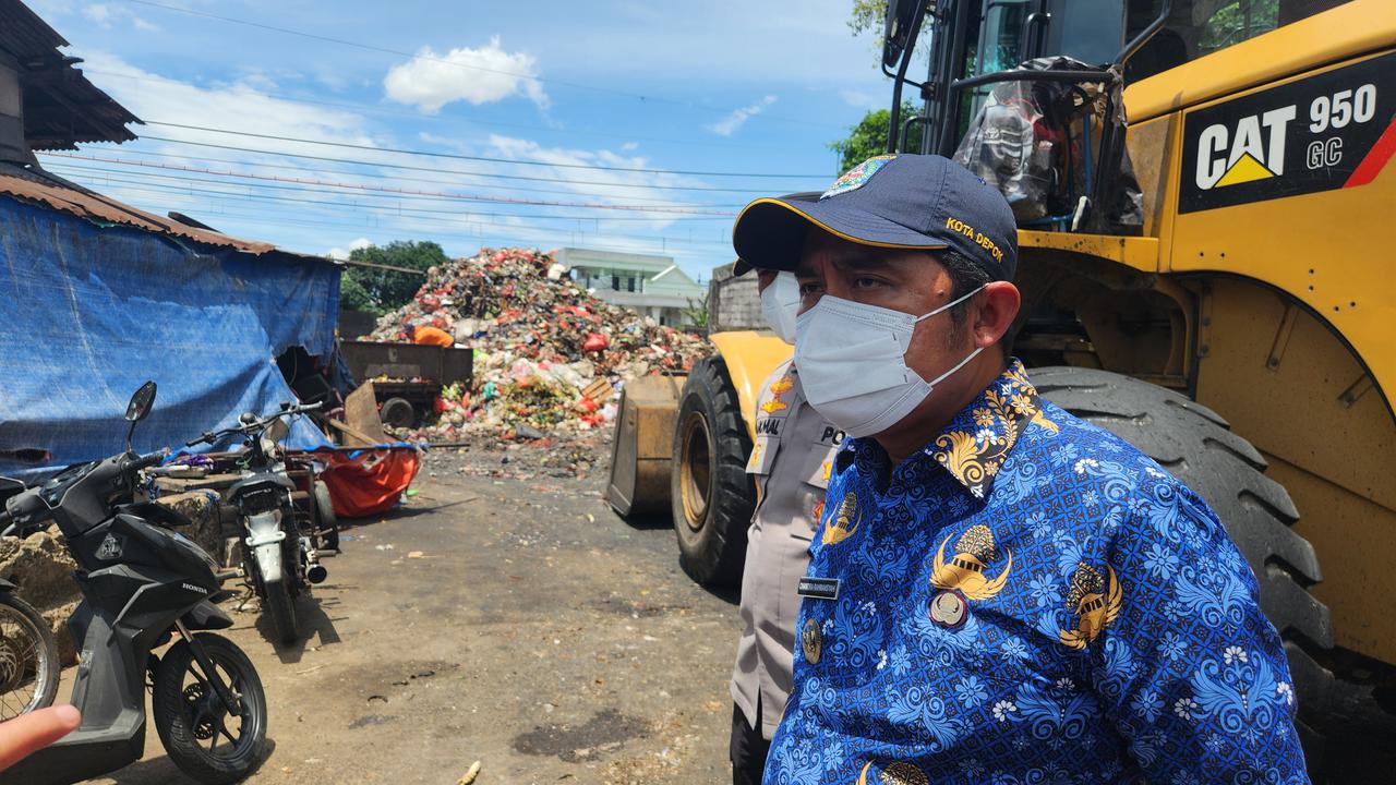 Wakil Wali Kota Depok Tinjau TPS Pasar Kemiri Muka